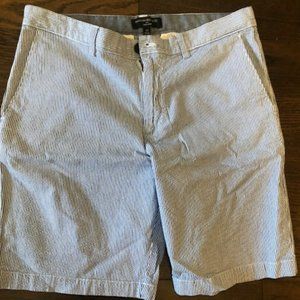 Banana Republic Blue Striped Shorts Size 33